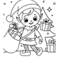 Christmas Colouring Book 9 (downloadable digital product)