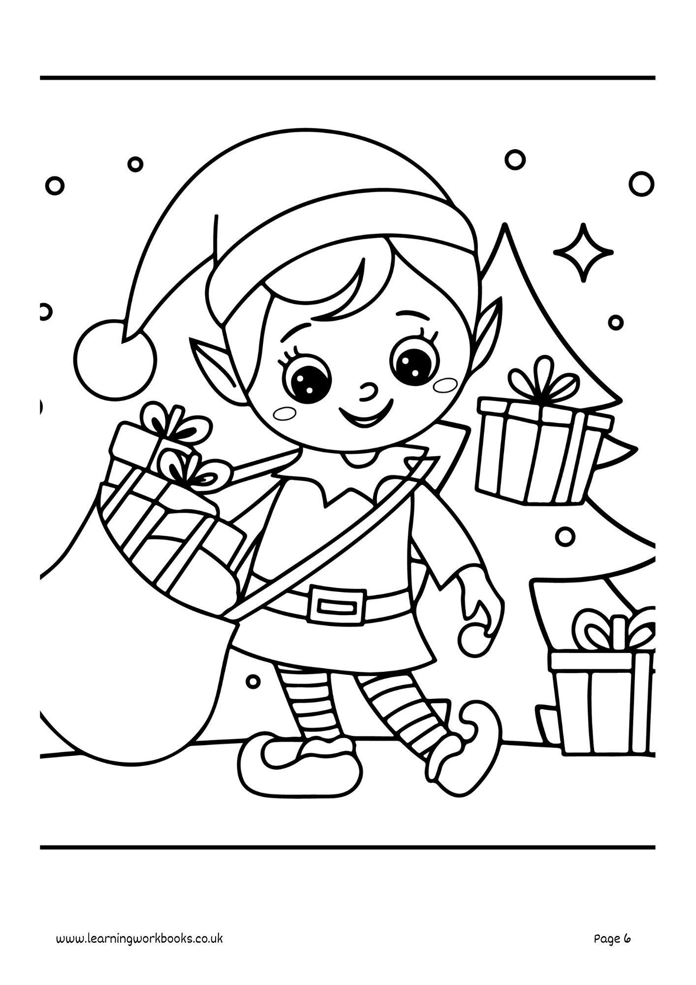 Christmas Colouring Book 9 (downloadable digital product)