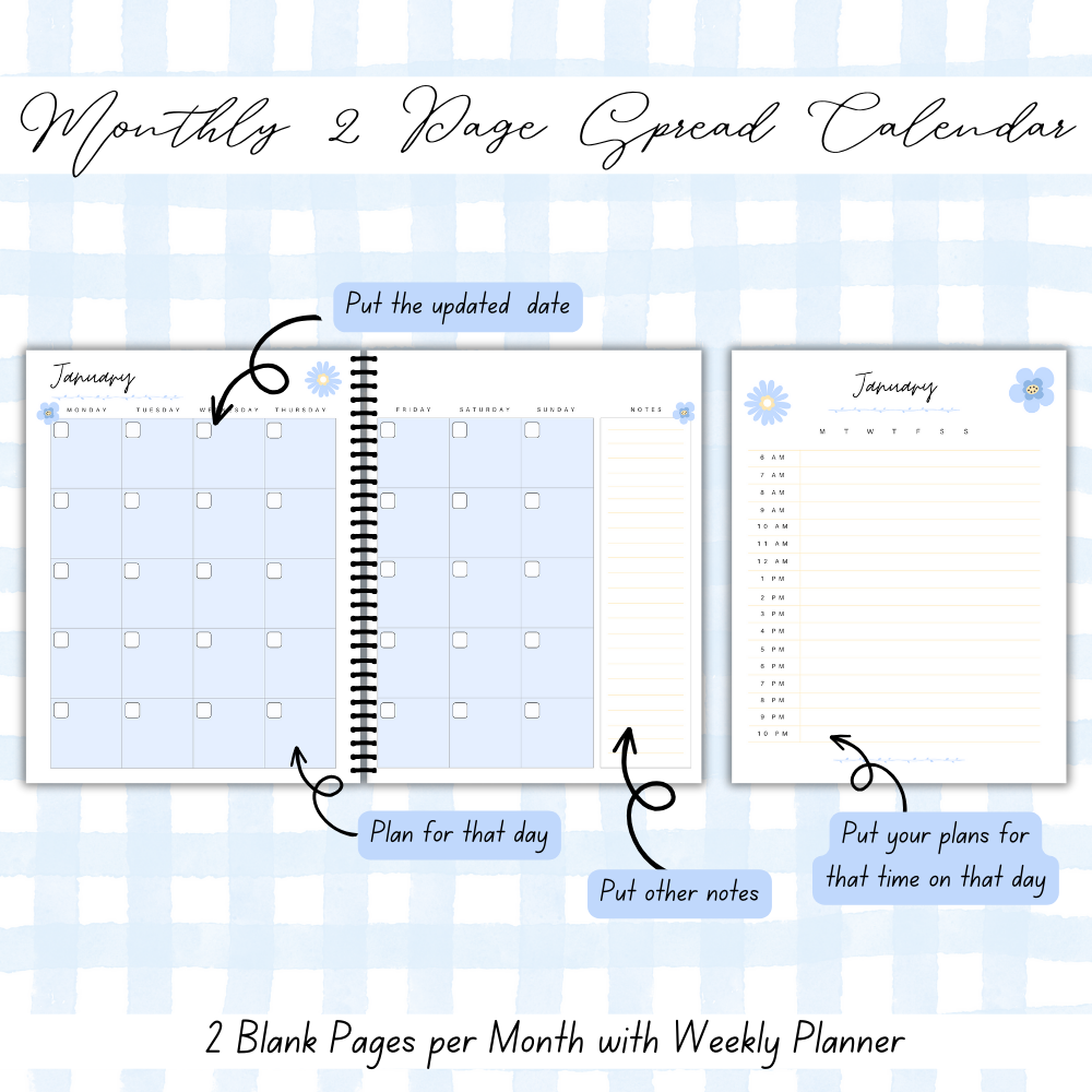 Blue Spring Journal Workbook