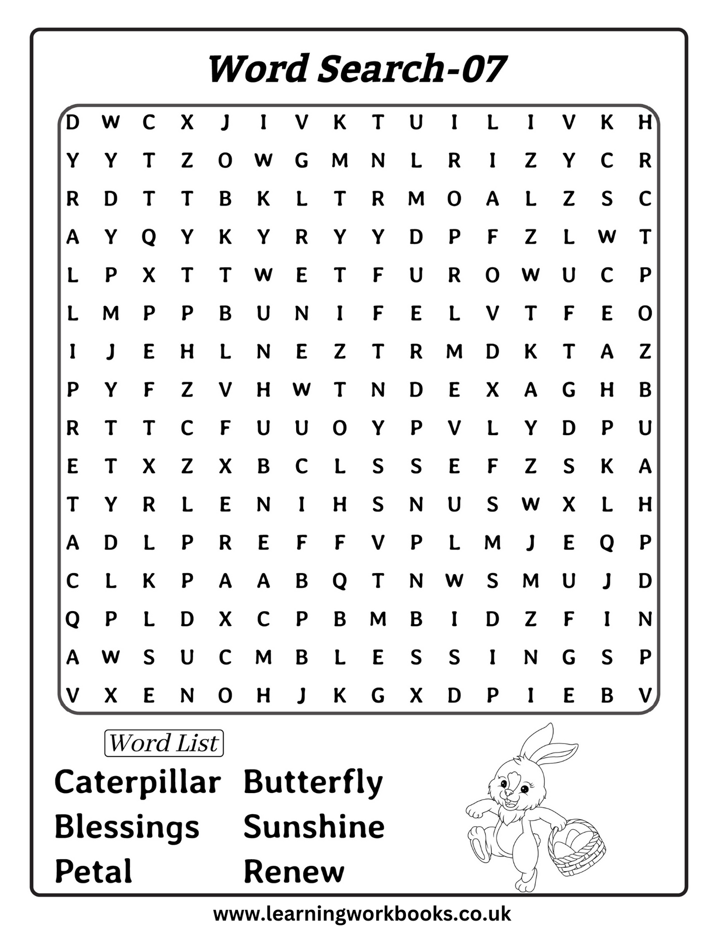 Easter Word Search Puzzle Book 1