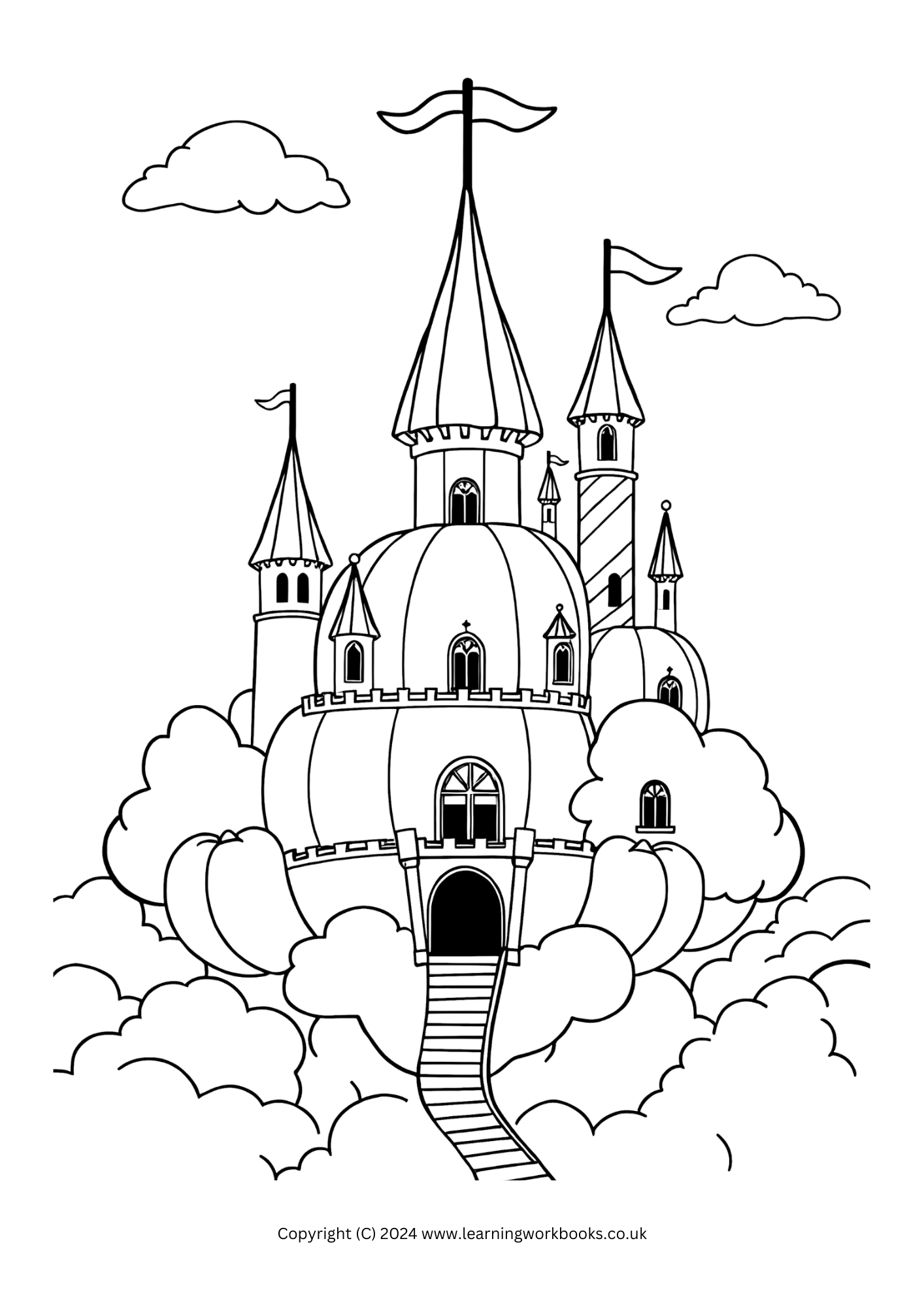 Pumpkin Spice Wonderland Halloween Colouring Book