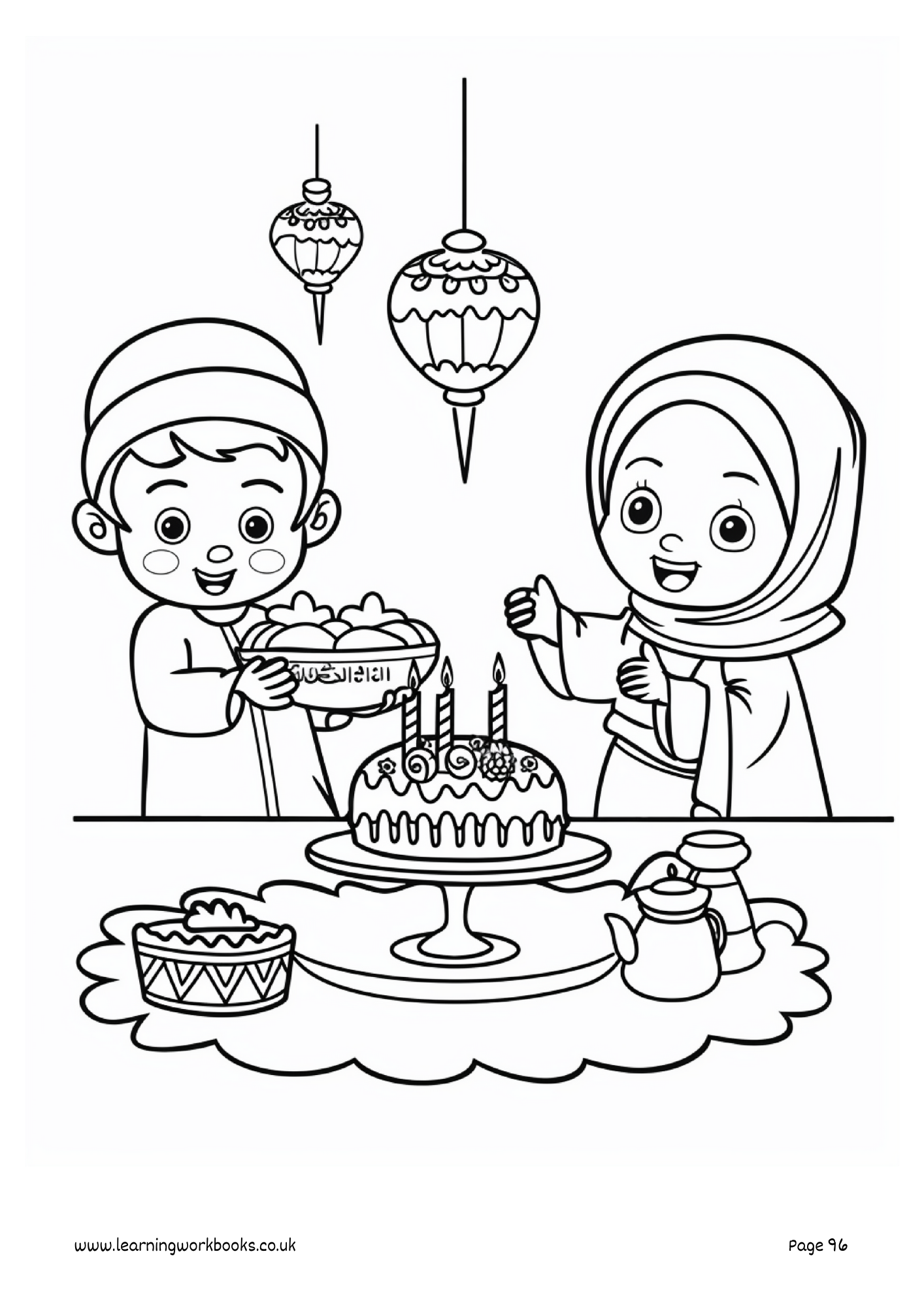 Eid Colouring Book 2 (downloadable digital product)