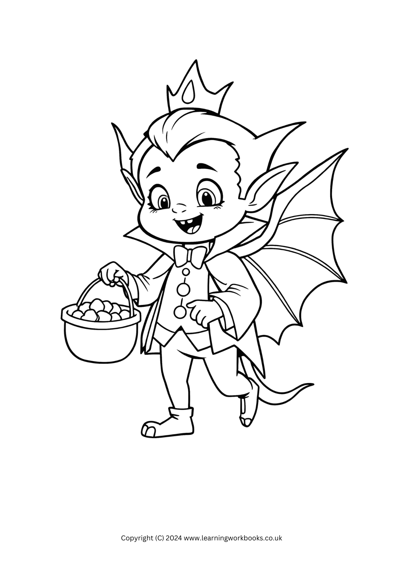 Halloween Costume Parade Colouring Book