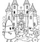 Candy Corn Creatures Halloween Colouring Book