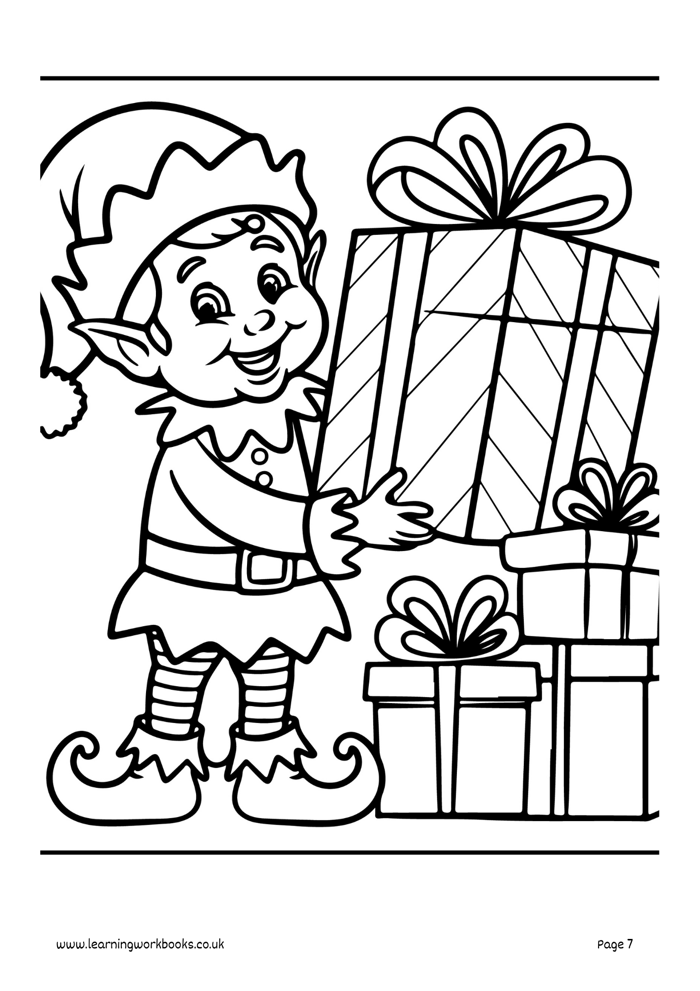 Christmas Colouring Book 9 (downloadable digital product)