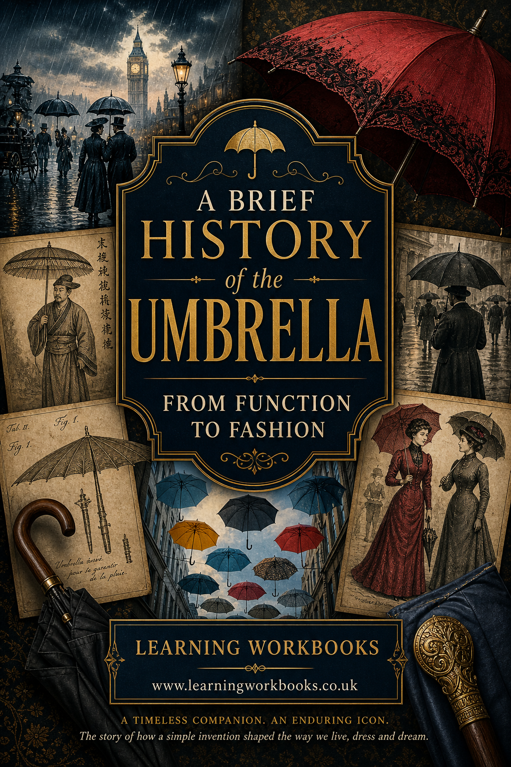 A Brief History of the Umbrella: From Function to Fashion (downloadable digital product)