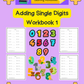 Adding Single Digits Workbook 1 (downloadable digital product)