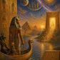The Pharaoh's Journey into the Afterlife / Ancient Civilisation Printable Art 2 / Premium Printable Digital Download