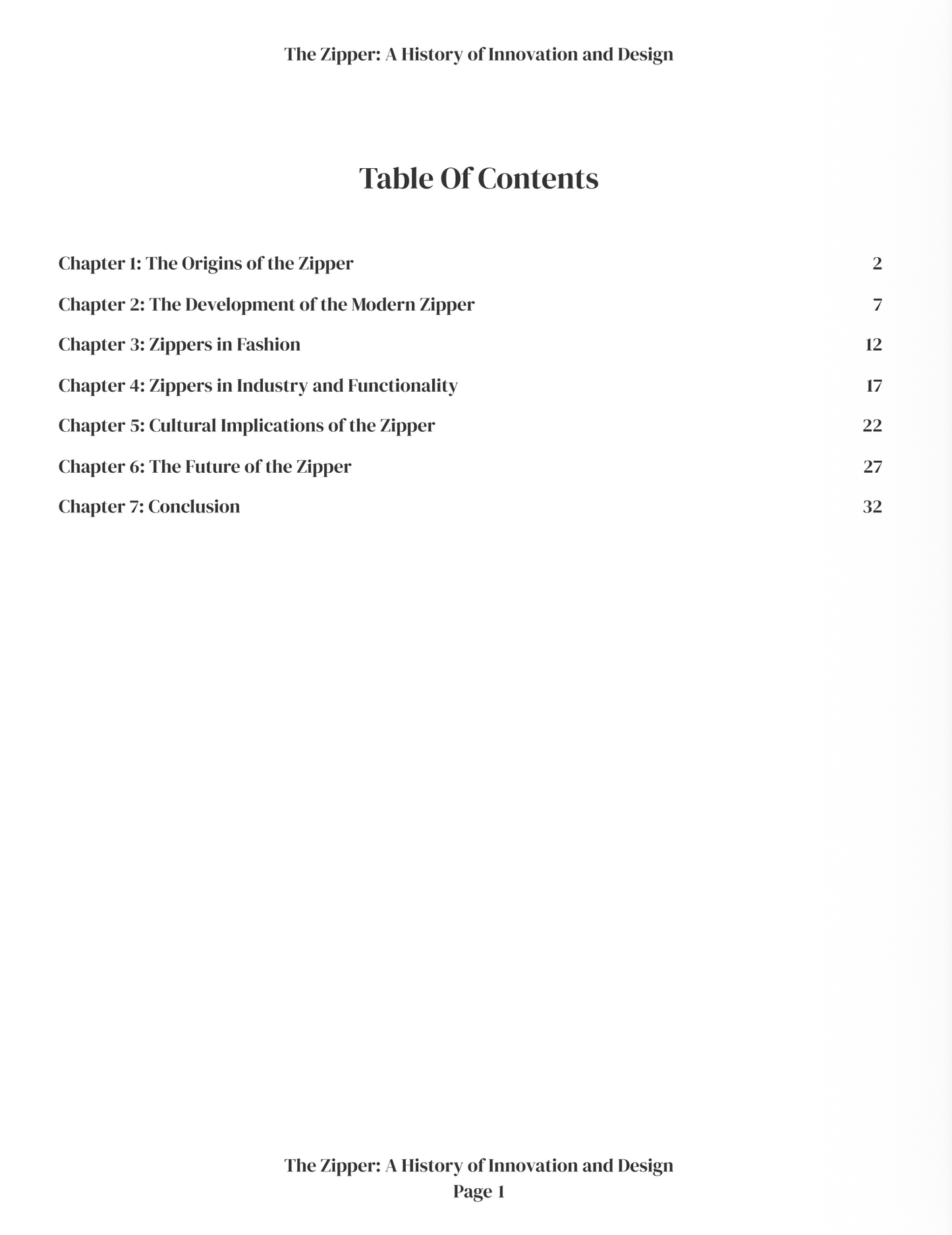 The Zipper: A History of Innovation and Design (downloadable digital product)