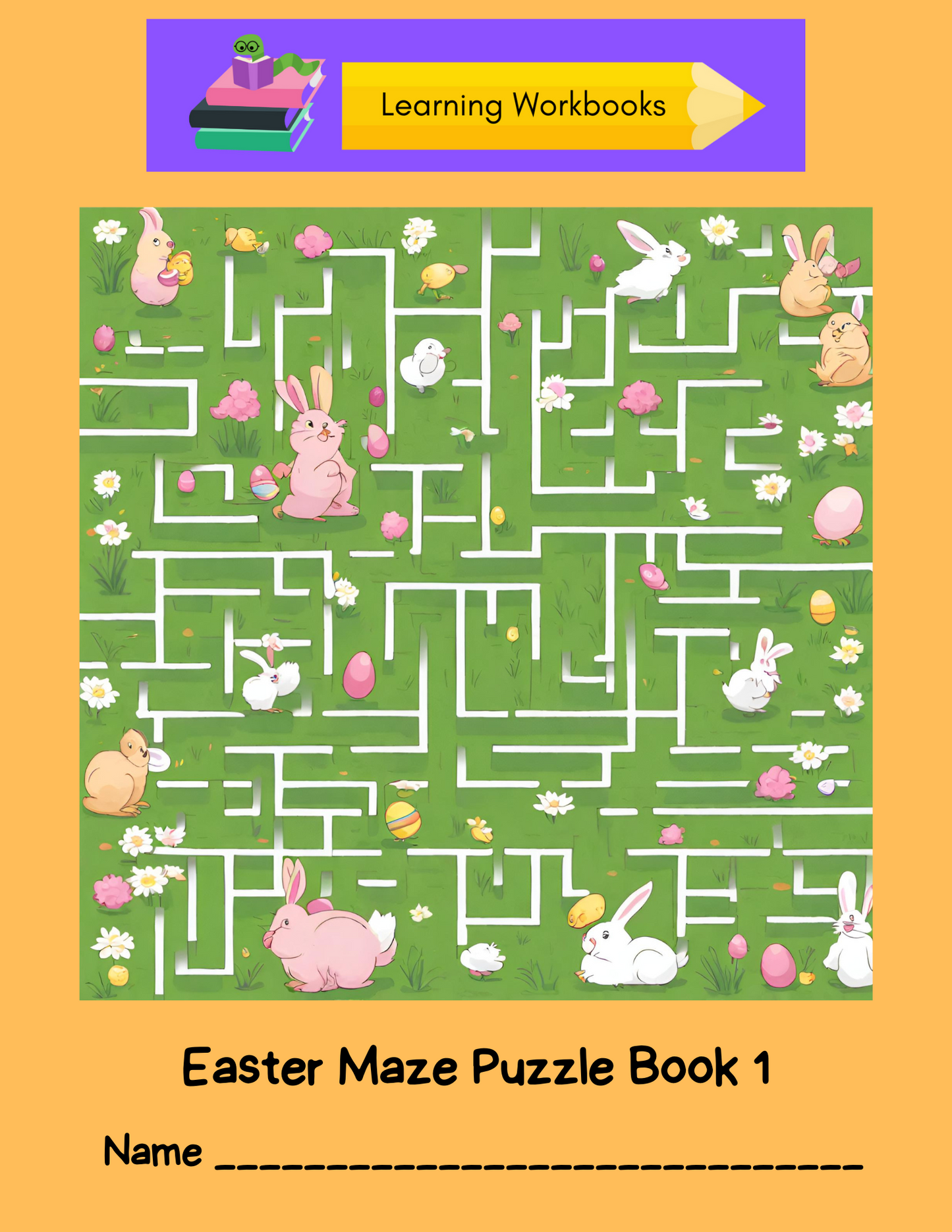 Easter Maze Puzzle Book 1