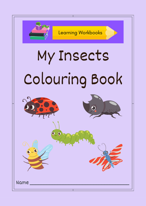 My Insects Colouring Book (downloadable digital product)