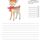 Christmas Story Writing Workbook 5 (downloadable digital product)