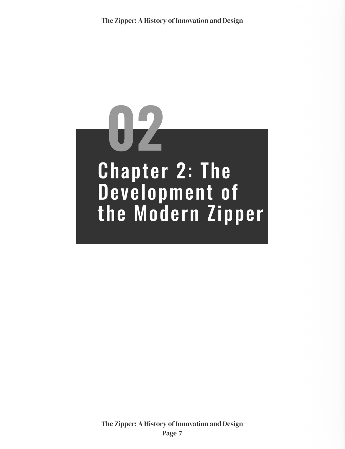 The Zipper: A History of Innovation and Design (downloadable digital product)