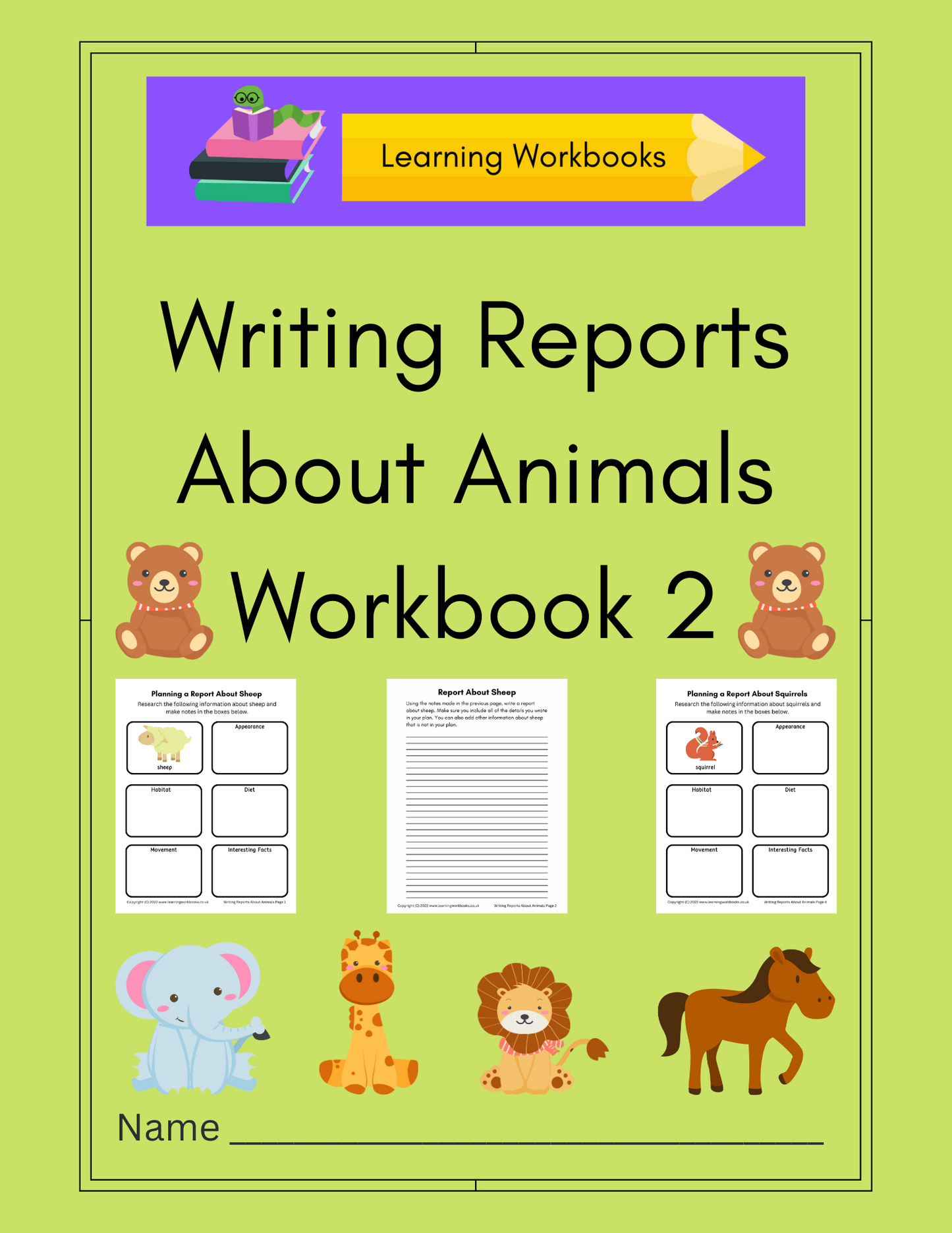 Writing Reports About Animals Workbook 2