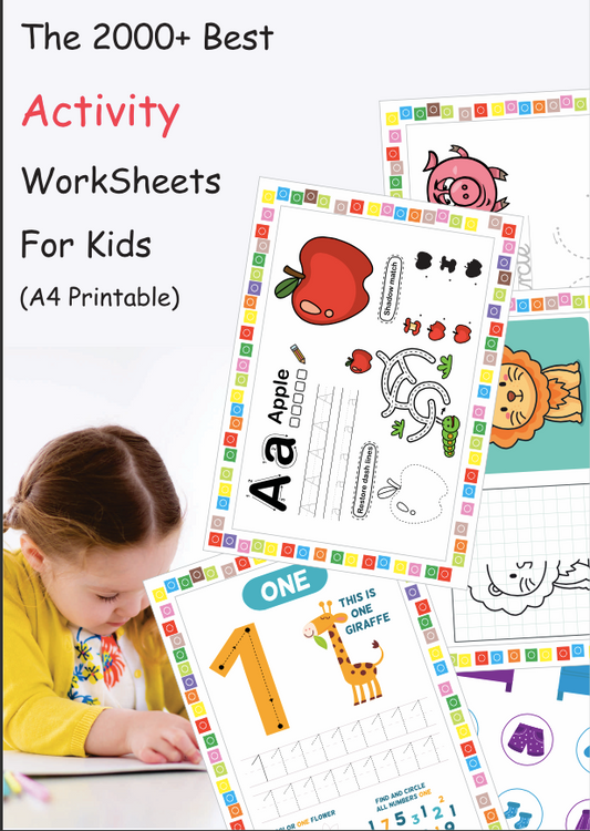 The 2000+ Best Activity Worksheets for Kids