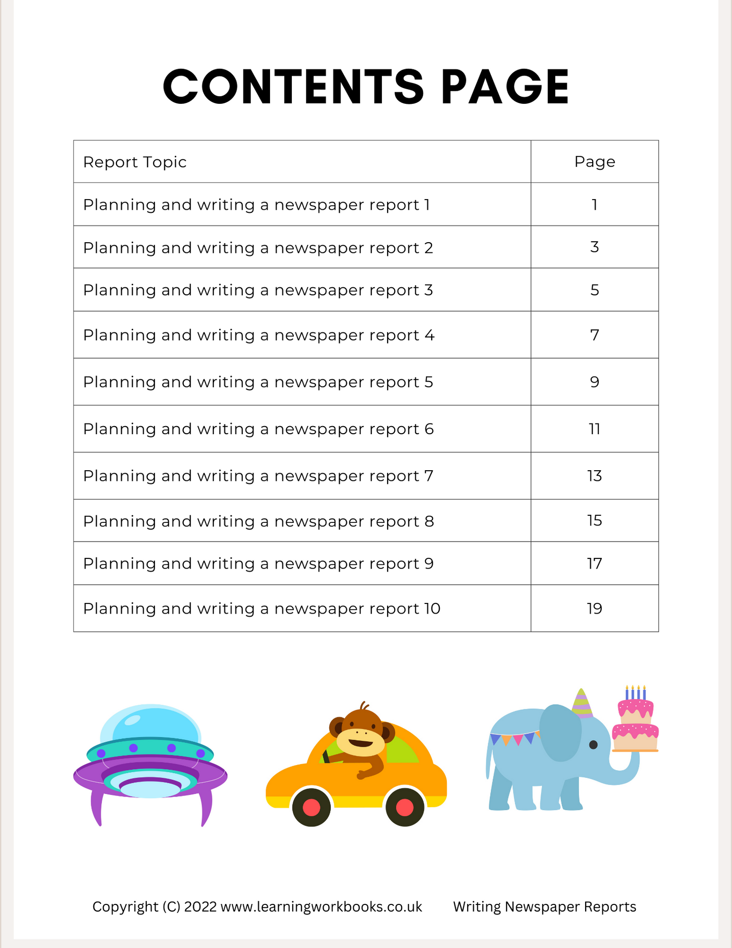 Writing Newspaper Reports