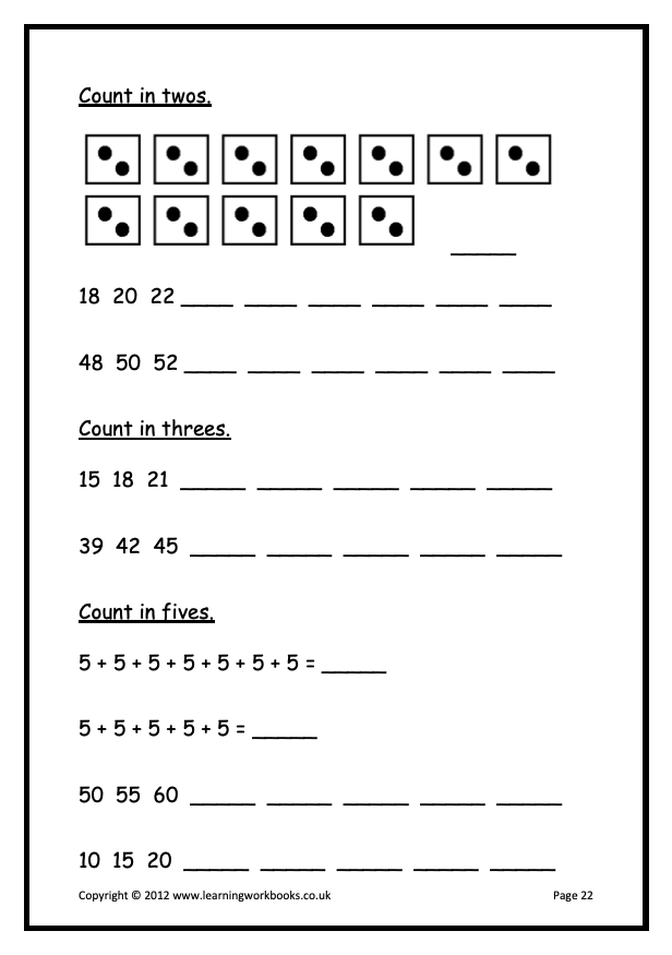 Counting to 100