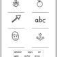 Alphabet Workbook Letter A