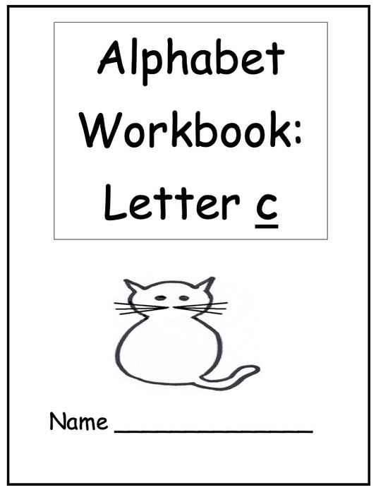 Alphabet Workbook Letter C
