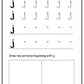 Alphabet Workbook Letter J (downloadable digital product)