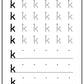 Alphabet Workbook Letter K (downloadable digital product)