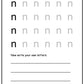 Alphabet Workbook Letter N (downloadable digital product)