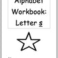 Alphabet Workbook Letter S (downloadable digital product)