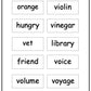 Alphabet Workbook Letter V (downloadable digital product)