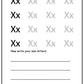 Alphabet Workbook Letter X (downloadable digital product)