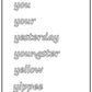 Alphabet Workbook Letter Y (downloadable digital product)