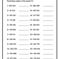 Numbers to a Million Workbook (downloadable digital product)