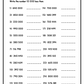 Numbers to a Million Workbook (downloadable digital product)