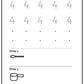 Numbers 1 - 5 Workbook (downloadable digital product)