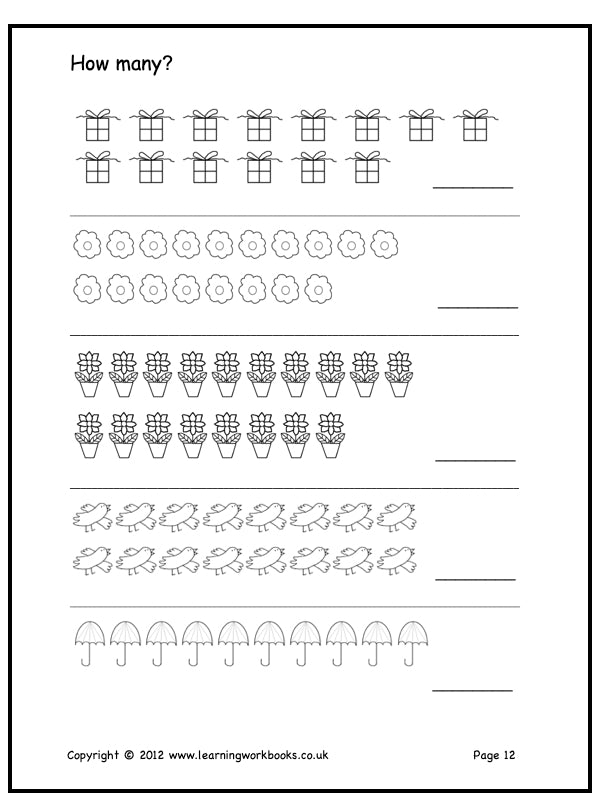 Numbers 16-20