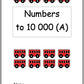 Numbers to 10,000 Workbook A (downloadable digital product)