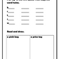 Phonics 1 Homework Sheets: Short Vowel a (downloadable digital product)