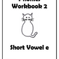 Phonics Workbook 2 - Short Vowel e (downloadable digital product)
