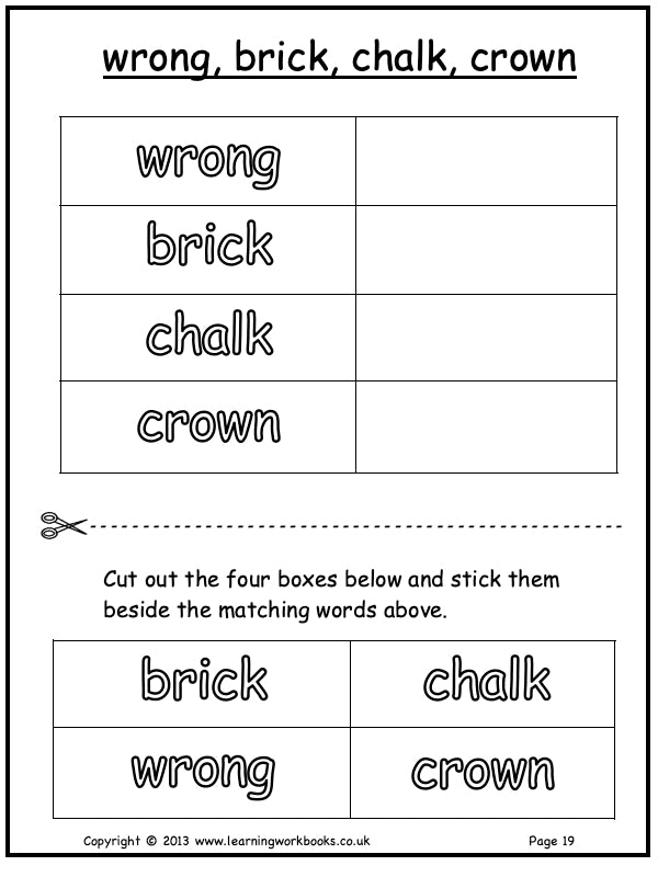 Visual Discrimination with Letters Workbook 4