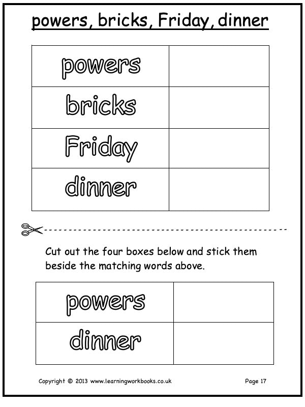 Visual Discrimination with Letters Workbook 5