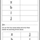 Visual Discrimination with Letters Workbook 1 (downloadable digital product)