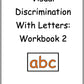 Visual Discrimination with Letters Workbook 2 (downloadable digital product)