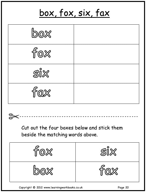 Visual Discrimination with Letters Workbook 2