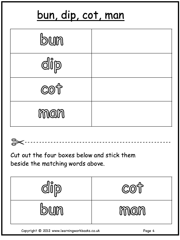 Visual Discrimination with Letters Workbook 2