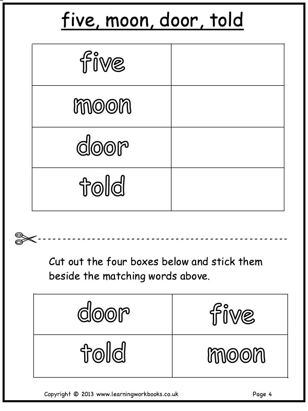 Visual Discrimination with Letters Workbook 3