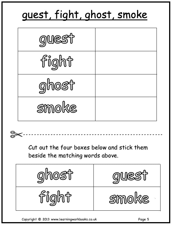 Visual Discrimination with Letters Workbook 4