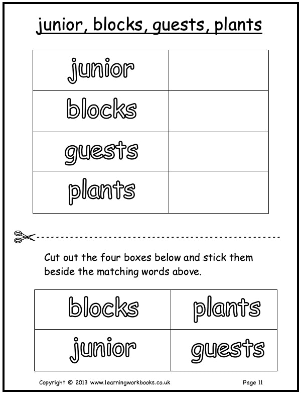 Visual Discrimination with Letters Workbook 5