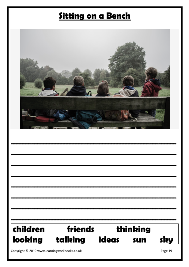 Write a Story About the Picture Workbook 1