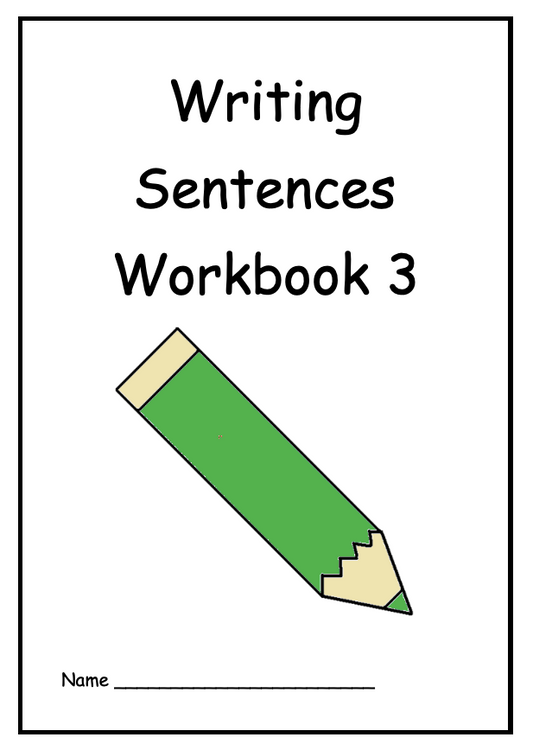 Writing Sentences Workbook 3