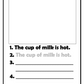 Writing Sentences Workbook 3 (downloadable digital product)