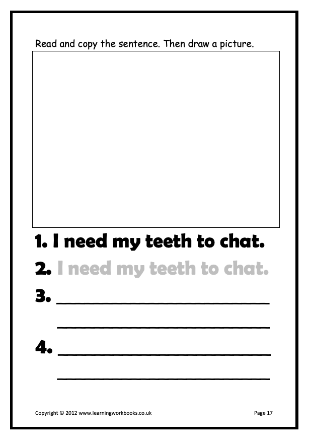 Writing Sentences Workbook 4